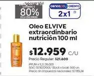 Jumbo Elvive - oleo extraordinario nutrición oferta