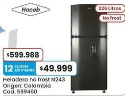 Coto Origen - heladera no frost n243 oferta