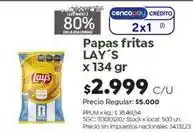 Jumbo Lay's - papas fritas x 134 gr oferta
