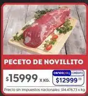 Jumbo X$ - peceto de novillito oferta