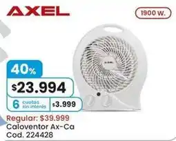 Coto Axel - caloventor ax-ca cod. 224428 oferta