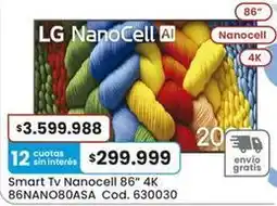 Coto Lg - smart tv nanocell 86 4k 86nano80asa oferta