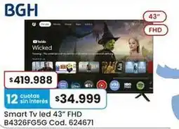Coto Bgh - smart tv led 43 fhd b4326fg5g oferta