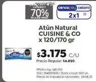 Jumbo X$ - atún natural oferta