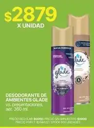Supermercados Vea Glade - desodorante de ambientes oferta