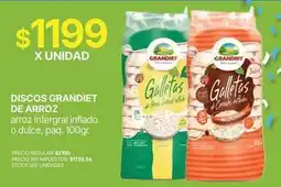 Supermercados Vea X$ - discos de arroz oferta