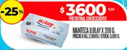 Supermercados DIA Ilolay manteca oferta