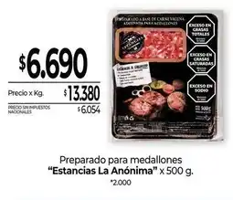 La Anonima Preparado para medallones oferta