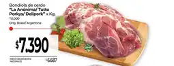 La Anonima Bondiola de cerdo oferta