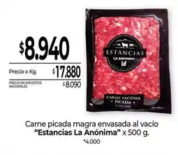 La Anonima Carne picada magra oferta