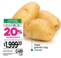 La Anonima Papa granel oferta