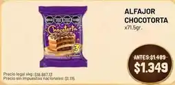 Makro Alfajor chocotorta oferta