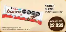 Makro Kinder - bueno white/regular oferta