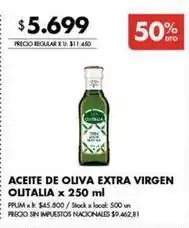 Disco Aceite de oliva extra virgen oferta