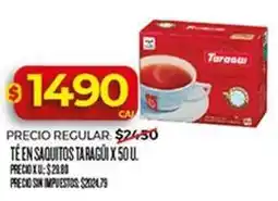 Supermercados DIA Té en saquitos oferta