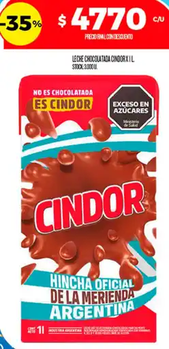 Supermercados DIA Cindor leche chocolatada oferta
