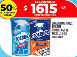 Supermercados DIA Procenex limpiador para vidrios/ antigrasa oferta