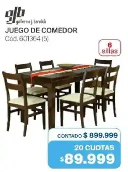 Naldo Lombardi Juego de comedor oferta