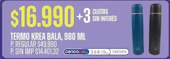Krea - termo krea bala, 980 ml