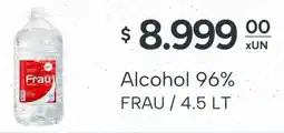 El Milagro Mayorista Frau alcohol 96% oferta