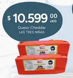 El Milagro Mayorista Las tres niñas queso cheddar oferta