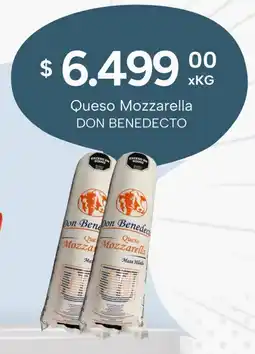 El Milagro Mayorista Don benedecto queso mozzarella oferta