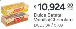 El Milagro Mayorista Dulcor dulce batata vainilla/chocolate oferta