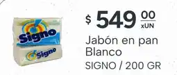 El Milagro Mayorista Signo jabón en pan blanco oferta