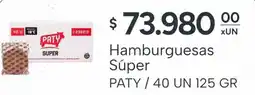 El Milagro Mayorista Paty hamburguesas súper oferta