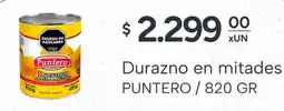 El Milagro Mayorista Puntero durazno en mitades oferta
