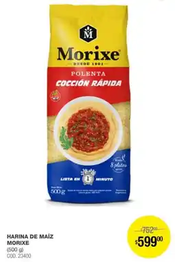 Atomo Conviene Morixe harina de maíz oferta