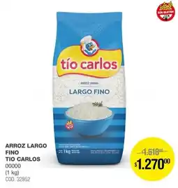 Atomo Conviene Tío carlos arroz largo fino oferta