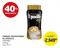 Atomo Conviene El pocillo cebada instantánea intensa oferta