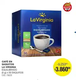 Atomo Conviene La virginia café en saquitos oferta