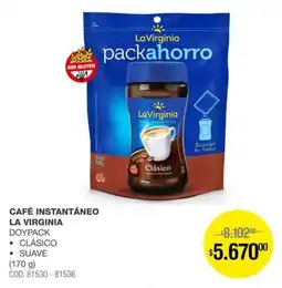 Atomo Conviene La virginia café instantáneo doypack oferta