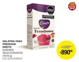 Atomo Conviene Emeth gelatina para preparar sabores seleccionados oferta