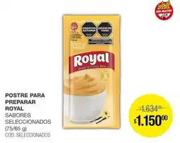 Atomo Conviene Royal postre para preparar sabores seleccionados oferta