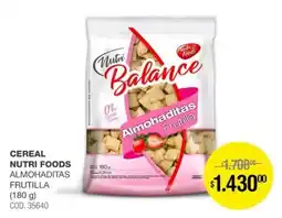 Atomo Conviene Nutri foods cereal almohaditas frutilla oferta