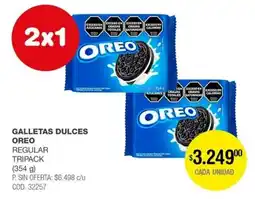 Atomo Conviene Oreo galletas dulces regular tripack oferta