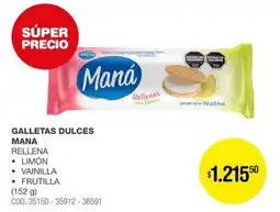 Atomo Conviene Maná galletas dulces rellena oferta