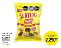 Atomo Conviene Bagley galletas dulces surtido oferta
