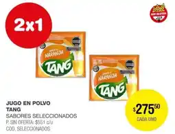 Atomo Conviene Tang jugo en polvo sabores seleccionados oferta
