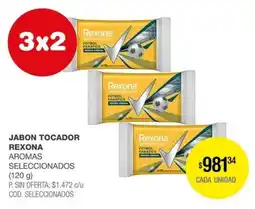 Atomo Conviene Rexona jabon tocador aromas seleccionados oferta