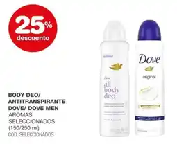 Atomo Conviene Dove body deo/ antitranspirante/ dove men oferta