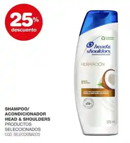 Atomo Conviene Head & Shoulders shampoo/ acondicionador productos seleccionados oferta