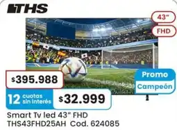 Coto Lths smart tv led 43" fhd oferta