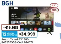 Coto Bgh smart tv led 43" fhd oferta