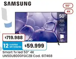 Coto Samsung smart tv led 50" 4k oferta