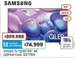 Coto Samsung smart tv qled 55" 4k oferta