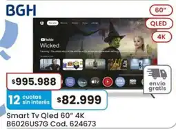Coto Bgh smart tv qled 60" 4k oferta